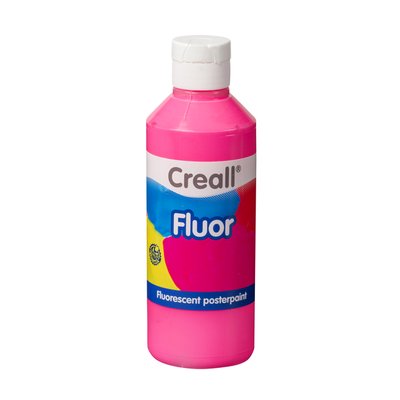 Plakkaatverf Creall fluor roze 250ml