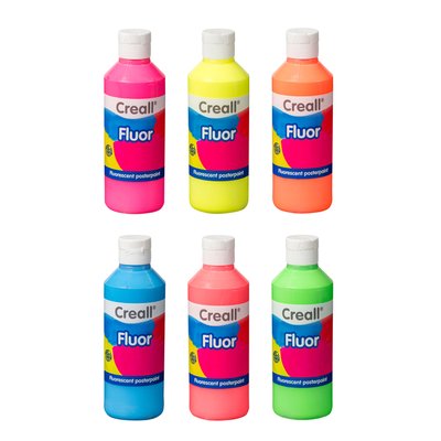 Plakkaatverf Creall fluor roze 250ml
