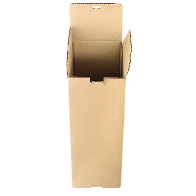 Verzenddoos fles IEZZY karton bruin 90x90x360mm