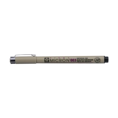 Fineliner Sakura Pigma Micron 003 0.15mm zwart