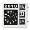 Horloge murale Perel analogique 310x310mm version néerlandaise blanc Photo