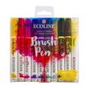 Brushpen Talens Ecoline set à 10 stuks handlettering foto