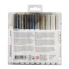 Brushpen Talens Ecoline set à 10 stuks grijs foto