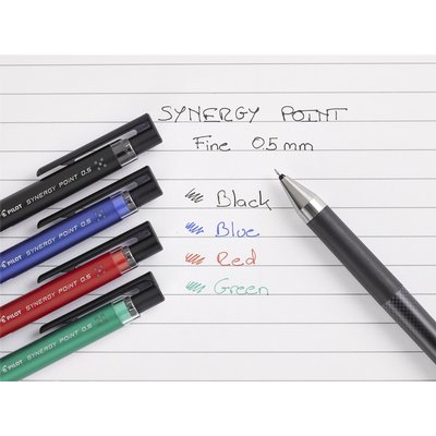 Gelschrijver Pilot Synergy point fijn zwart