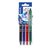 Rollerpen PILOT friXion clicker medium basis assorti Set2Go à 4 stuks