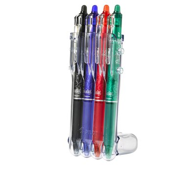 Rollerpen PILOT friXion clicker medium basis assorti Set2Go à 4 stuks
