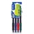 Gelschrijver Pilot clicker medium basis assorti Set2Go à 4 stuks