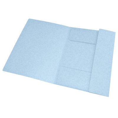 Elastomap Oxford Top File+ A4 3 kleppen 390gr pastel blauw