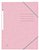 Elastomap Oxford Top File+ A4 3 kleppen 390gr pastel roze
