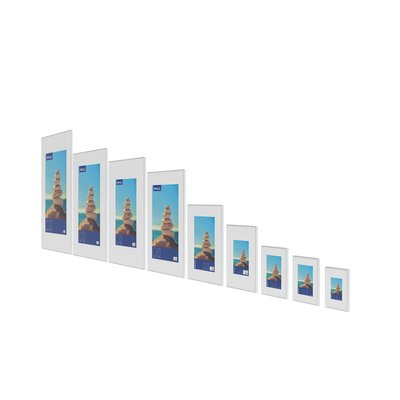 Fotolijst MAUL design 60x80cm aluminium frame zilver