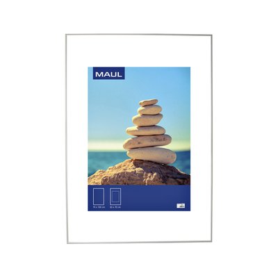 Fotolijst MAUL design 70x100cm aluminium frame zilver