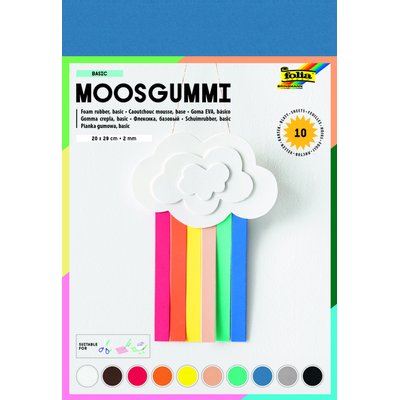 Foam Folia 20x29cm basic 10 kleuren