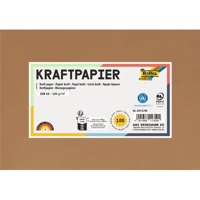 Kraftpapier Folia A5 120gr 100 vel
