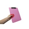 Klembord MAUL A4 staand transparant PS neon roze foto