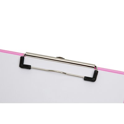 Klembord MAUL A4 staand transparant PS neon roze