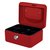 Geldkist Quantore 150x115x80mm rood