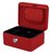Geldkist Quantore 150x115x80mm rood