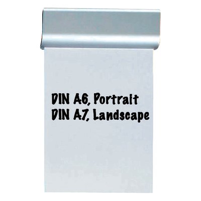 Klemlijst MAUL 113x40mm aluminium zelfklevend