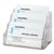 Visitekaartbak Sigel VA130 3 vakken voor 3x70 kaarten 94x85mm hard plastic transparant