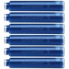 Cartouche d’encre Schneider DIN bleu boîte 6 pièces Photo