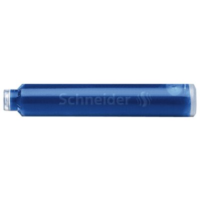 Cartouche d’encre Schneider DIN bleu boîte 6 pièces