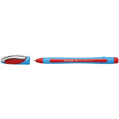 Balpen Schneider Slider Memo extra breed rood