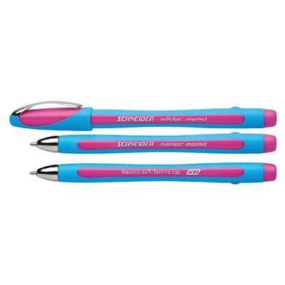 Stylo bille Schneider Slider Memo Extra Large rose