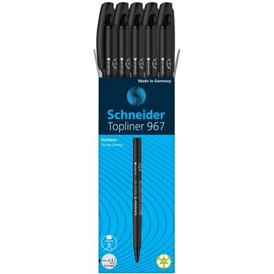 Fineliner Schneider Topliner 967 0.4mm zwart