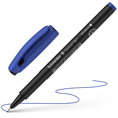 Fineliner Schneider Topliner 967 0,4mm bleu