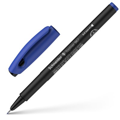 Fineliner Schneider Topliner 967 0,4mm bleu