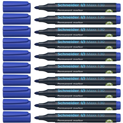 Marqueur Schneider 130 Pointe ogive 1-3mm bleu