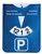 Parkeerschijf blauw