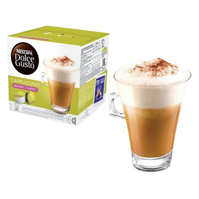 Cappuccino Light Dolce Gusto 16 capsules pour 8 tasses