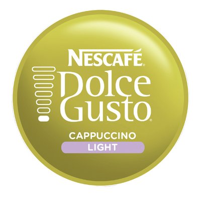 Cappuccino Light Dolce Gusto 16 capsules pour 8 tasses