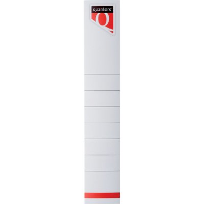 Rugetiket Quantore smal 34x190mm zelfklevend wit 10 stuks