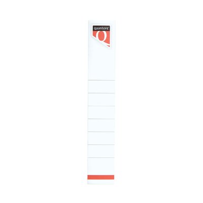 Rugetiket Quantore smal 34x190mm zelfklevend wit 10 stuks