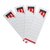 Rugetiket Quantore breed 58x190mm zelfklevend wit 10 stuks