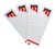 Rugetiket Quantore breed 58x190mm zelfklevend wit 10 stuks