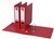 Ordner Quantore A4 80mm PP donkerrood