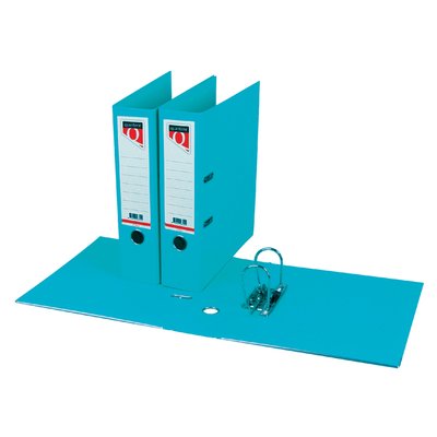 Classeur à levier Quantore A4 80mm PP turquoise