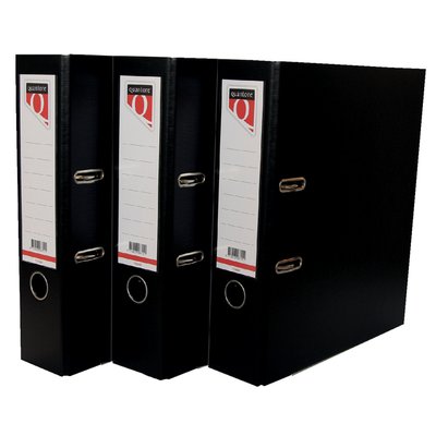 Ordner Quantore A4 80mm PP zwart