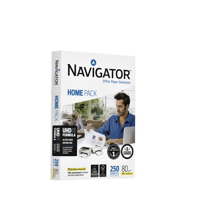 Kopieerpapier Navigator Homepack A4 80gr wit 250 vel