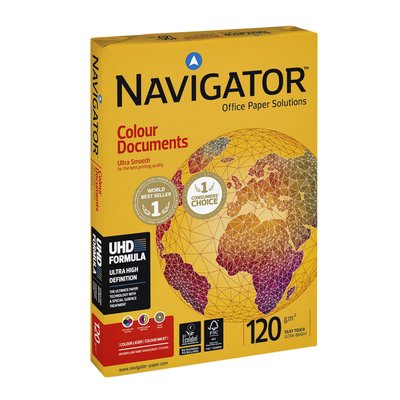 Kopieerpapier Navigator Colour Documents A4 120gr wit 250 vel