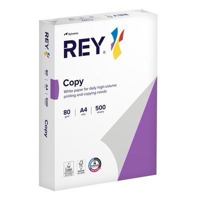 Kopieerpapier Rey Copy A4 80gr wit 500 vel