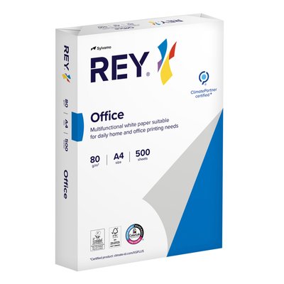 Kopieerpapier Rey Office A4 80gr wit 500 vel
