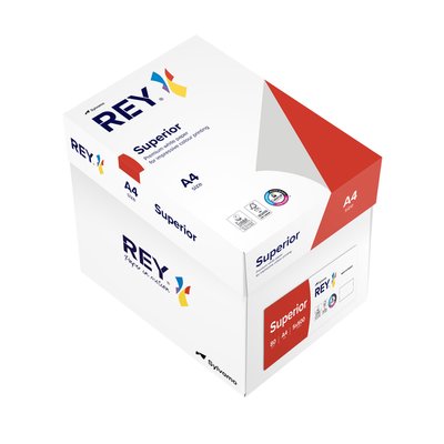 Kopieerpapier Rey Superior A4 80gr wit 500 vel