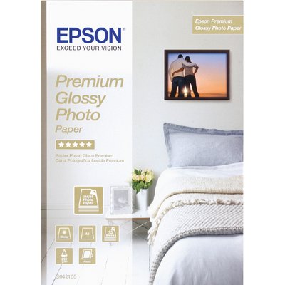 Inkjetpapier Epson S042155 A4 premium glans 225gr 15 vel