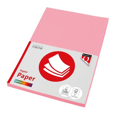 Kopieerpapier Quantore Colour A4 80gr roze 100 vel