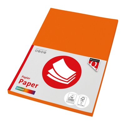 Papier copieur Quantore Colour A4 80g orange 100 feuilles