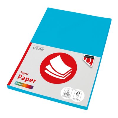 Kopieerpapier Quantore Colour A4 80gr azuurblauw 100 vel